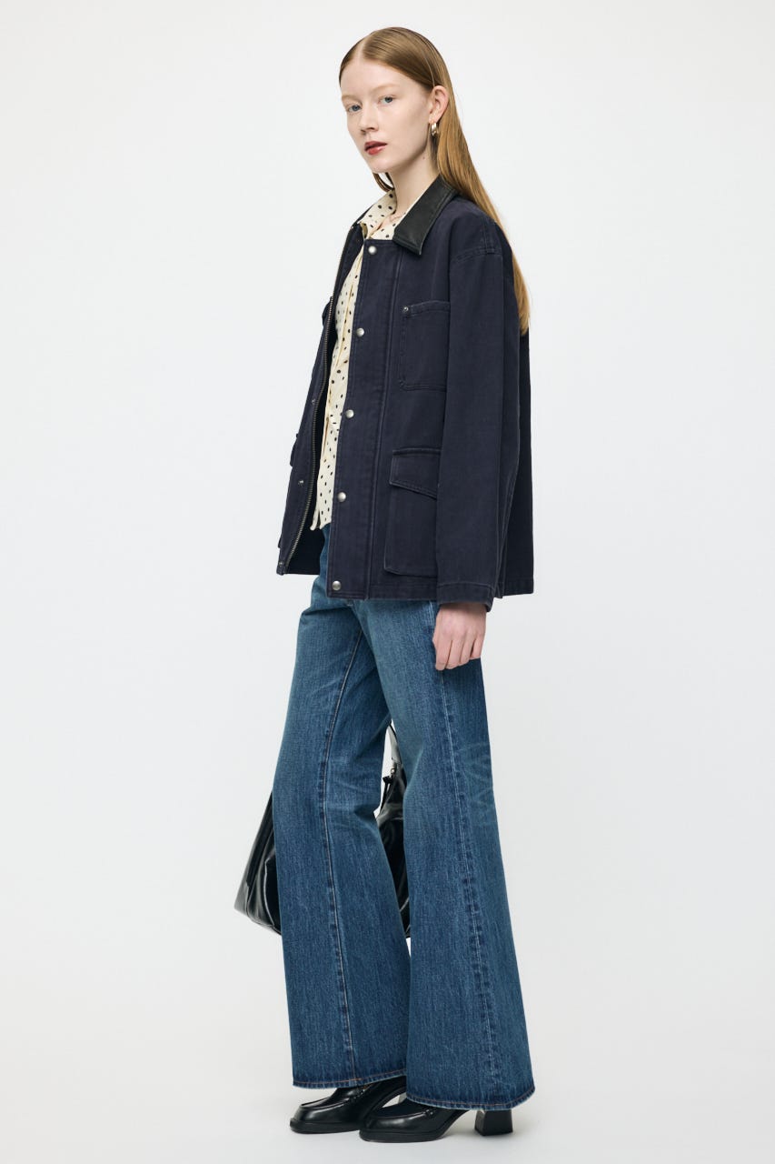 COTTON CHORE ジャケット L/BLK FREE