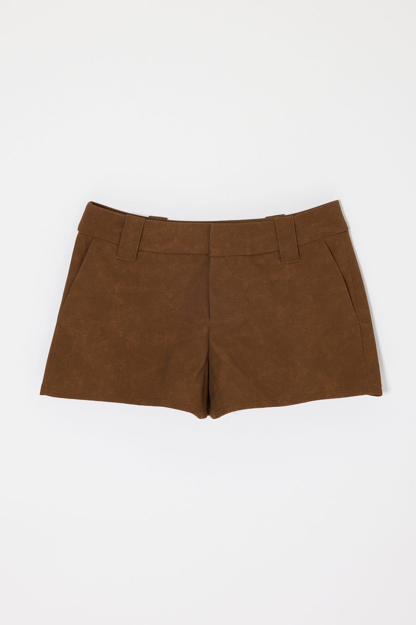 F/SUEDE SHORT パンツ BRN 1