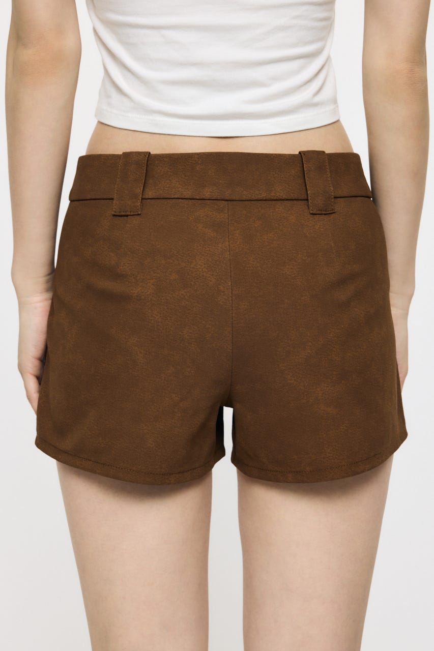 F/SUEDE SHORT パンツ BRN 1