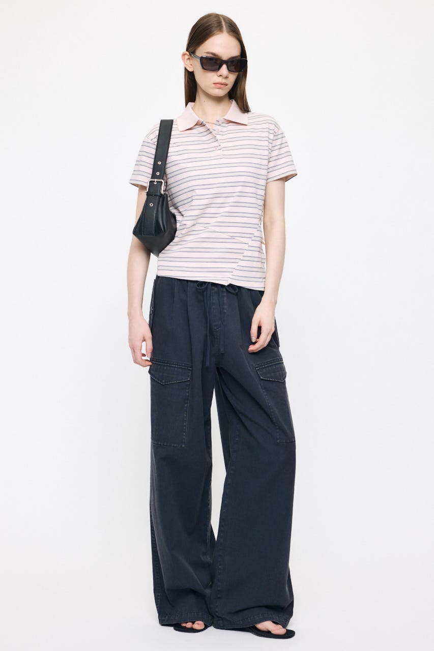 POCKET TWILL CARGO パンツ NVY 1