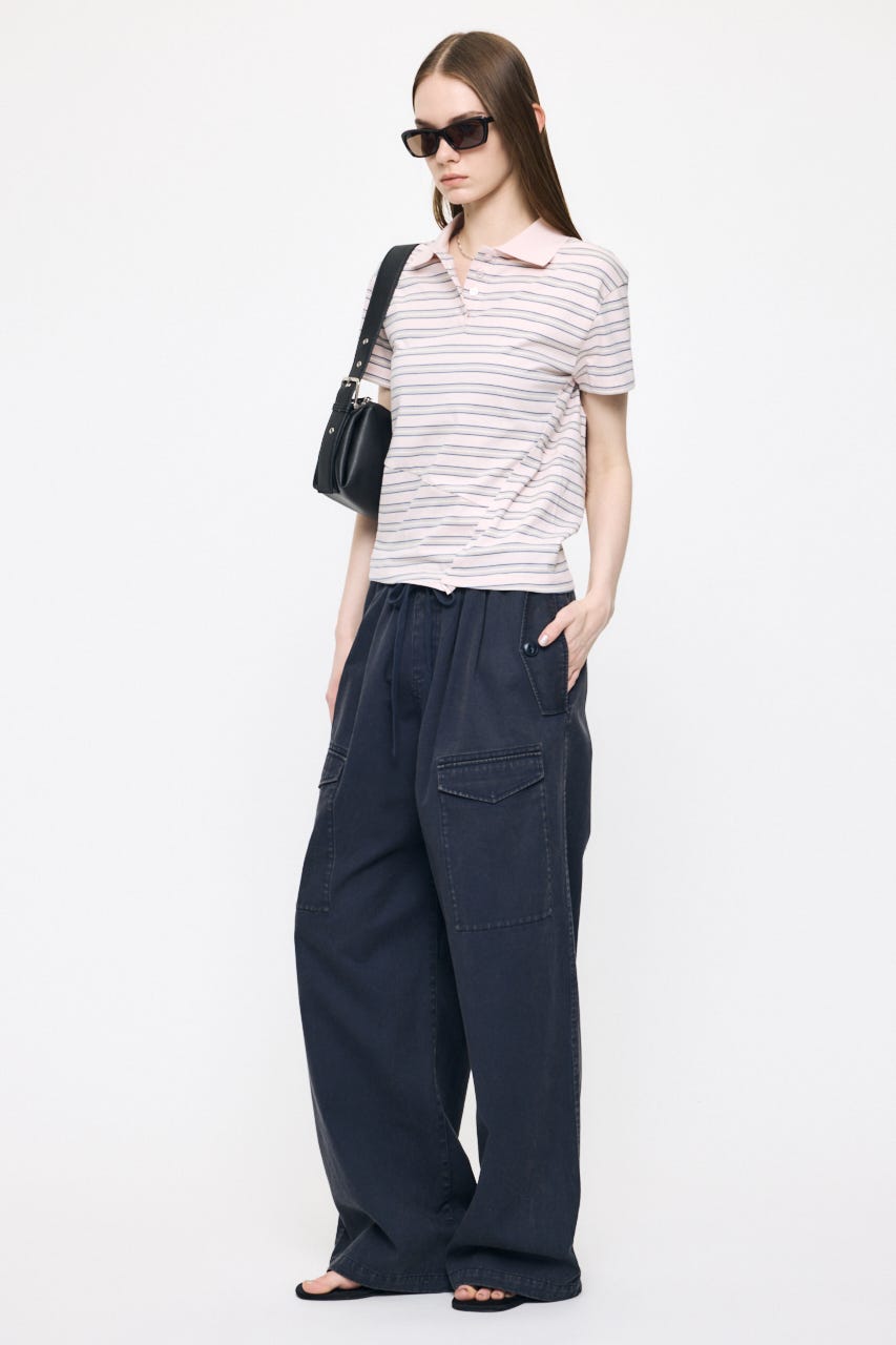 POCKET TWILL CARGO パンツ NVY 1