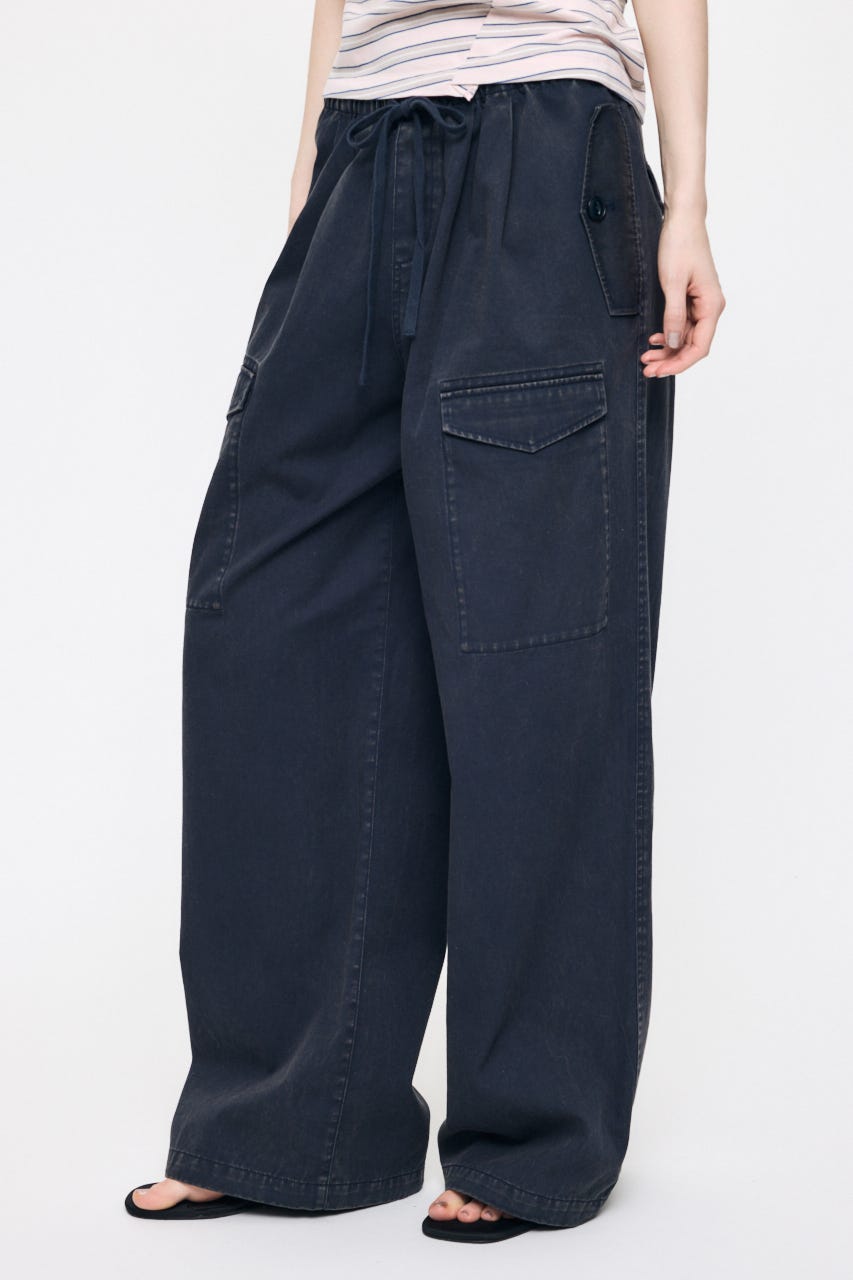 POCKET TWILL CARGO パンツ NVY 1