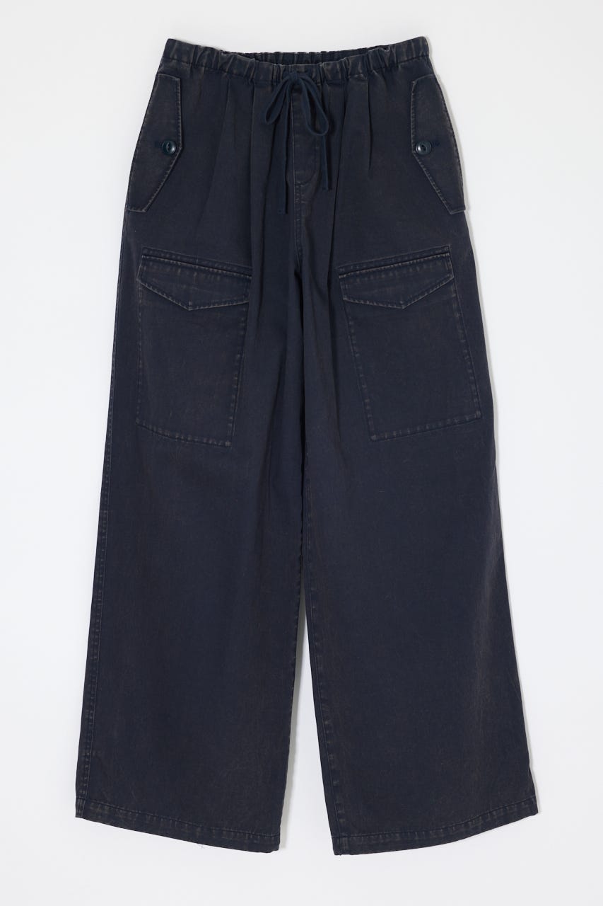 POCKET TWILL CARGO パンツ NVY 1