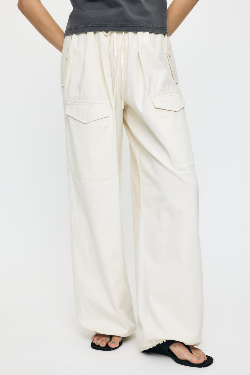 POCKET TWILL CARGO パンツ O/WHT 1