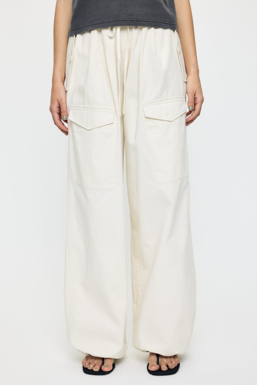 POCKET TWILL CARGO パンツ O/WHT 1
