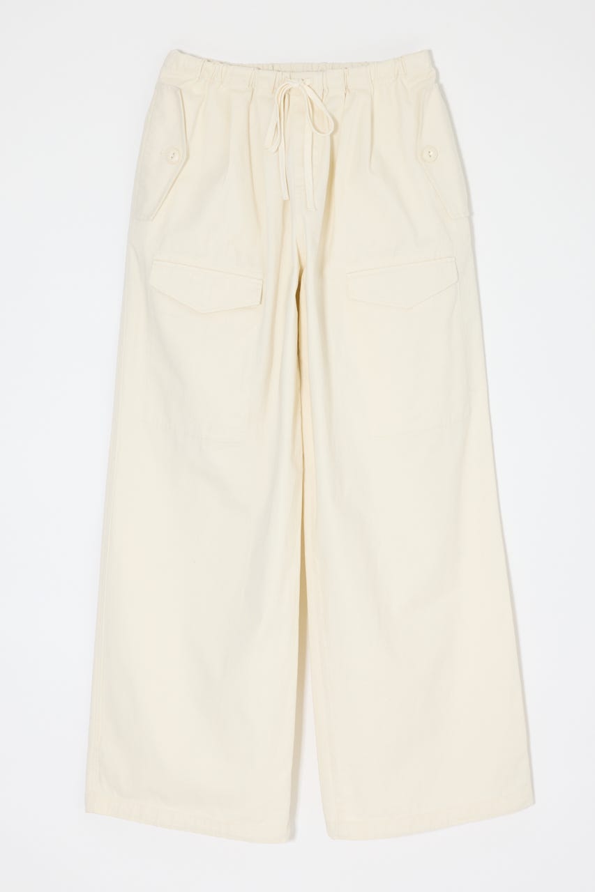 POCKET TWILL CARGO パンツ O/WHT 1