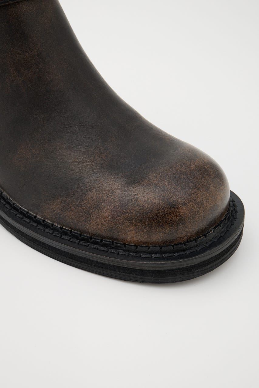 BELTED BIKER ブーツ D/BRN S