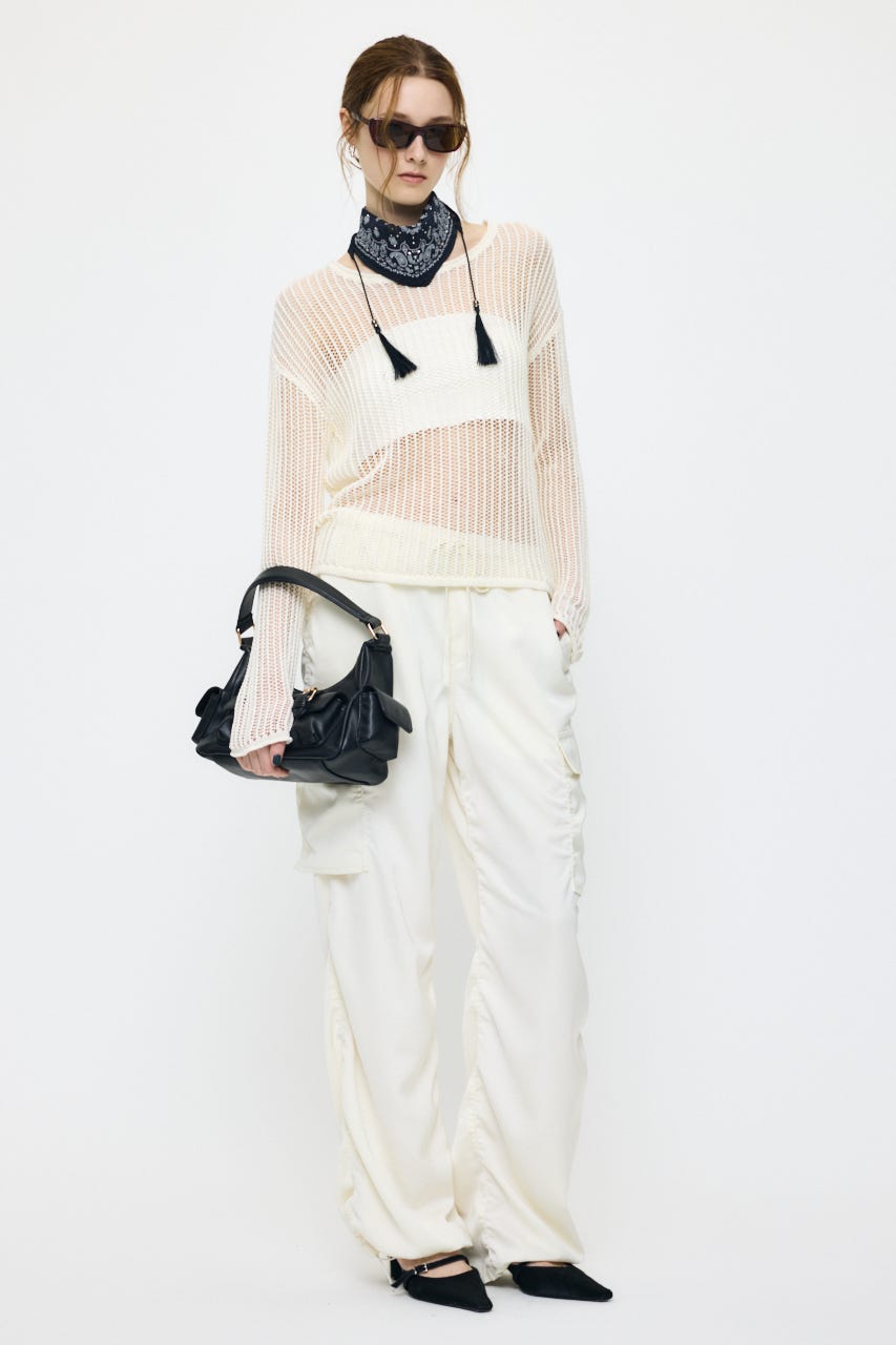 STUDDED BANDANA スカーフ NVY FREE