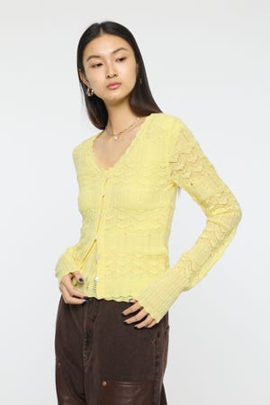 【SS先行アイテム】MIXED EYELET ENSEMBLE トップス