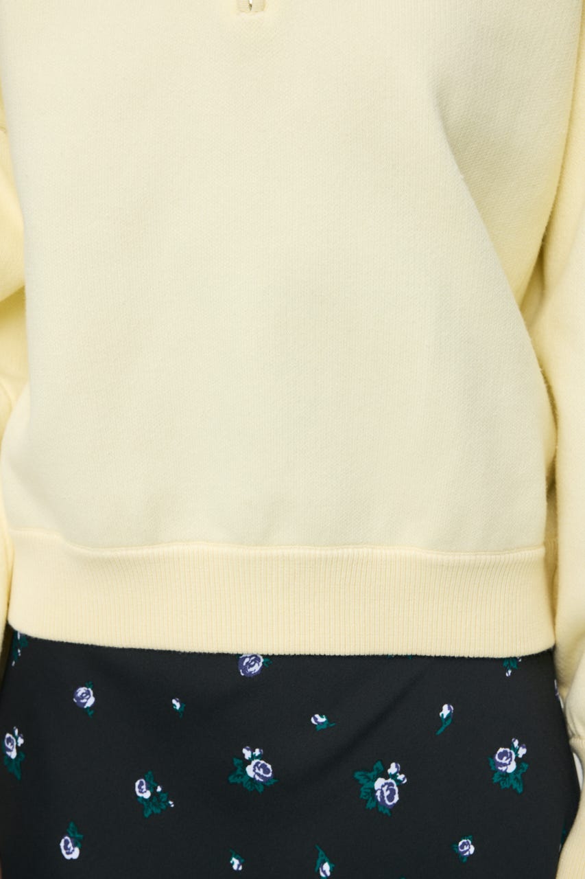 SWEAT LIKE HALF ZIP ニットトップス L/YEL FREE