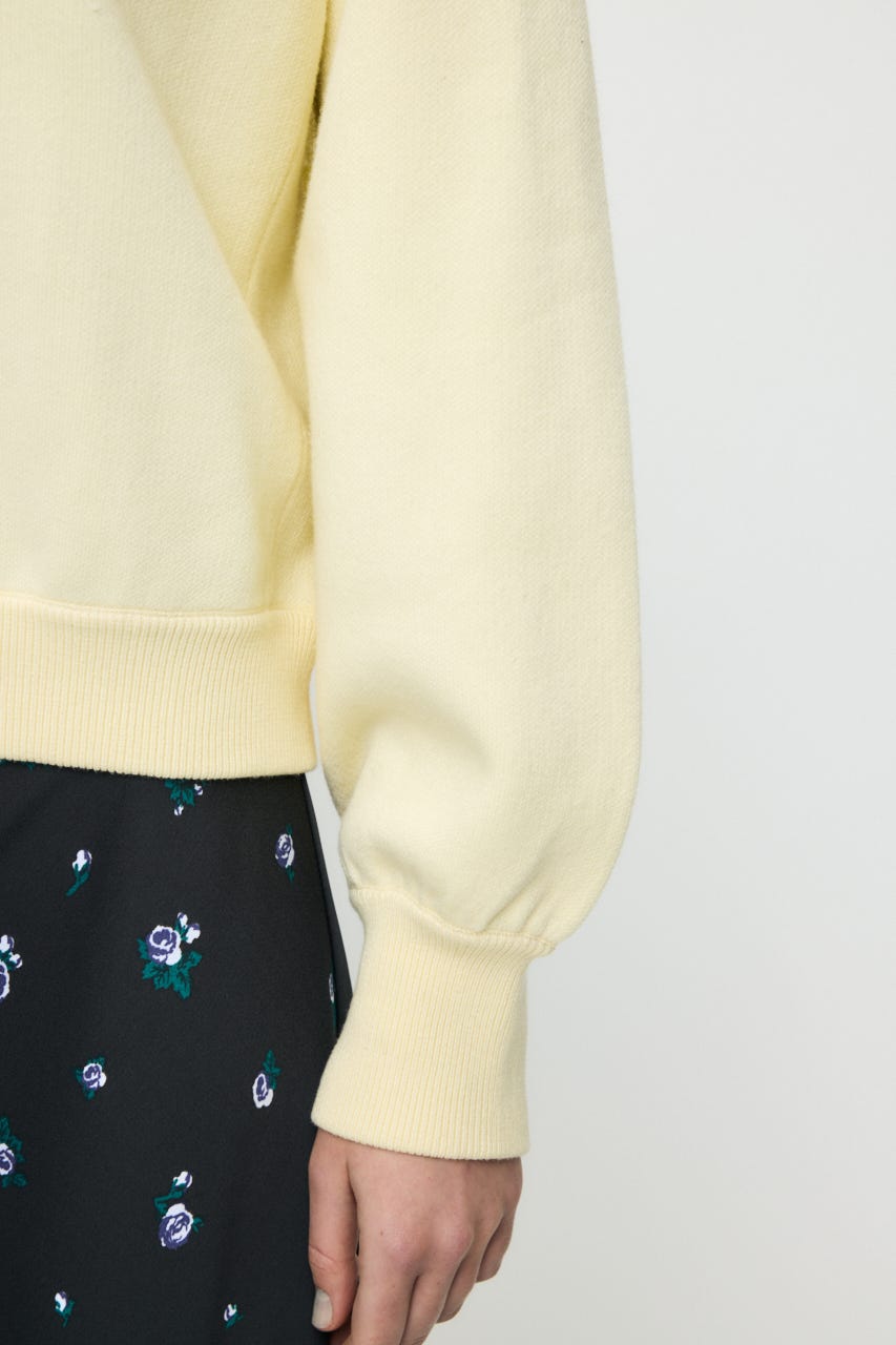 SWEAT LIKE HALF ZIP ニットトップス L/YEL FREE