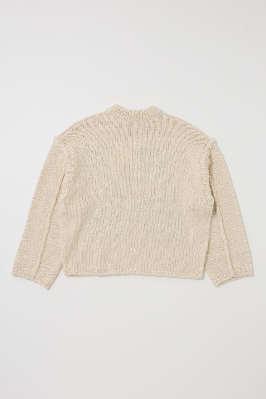 JACQUARD WORD セーター IVOY FREE