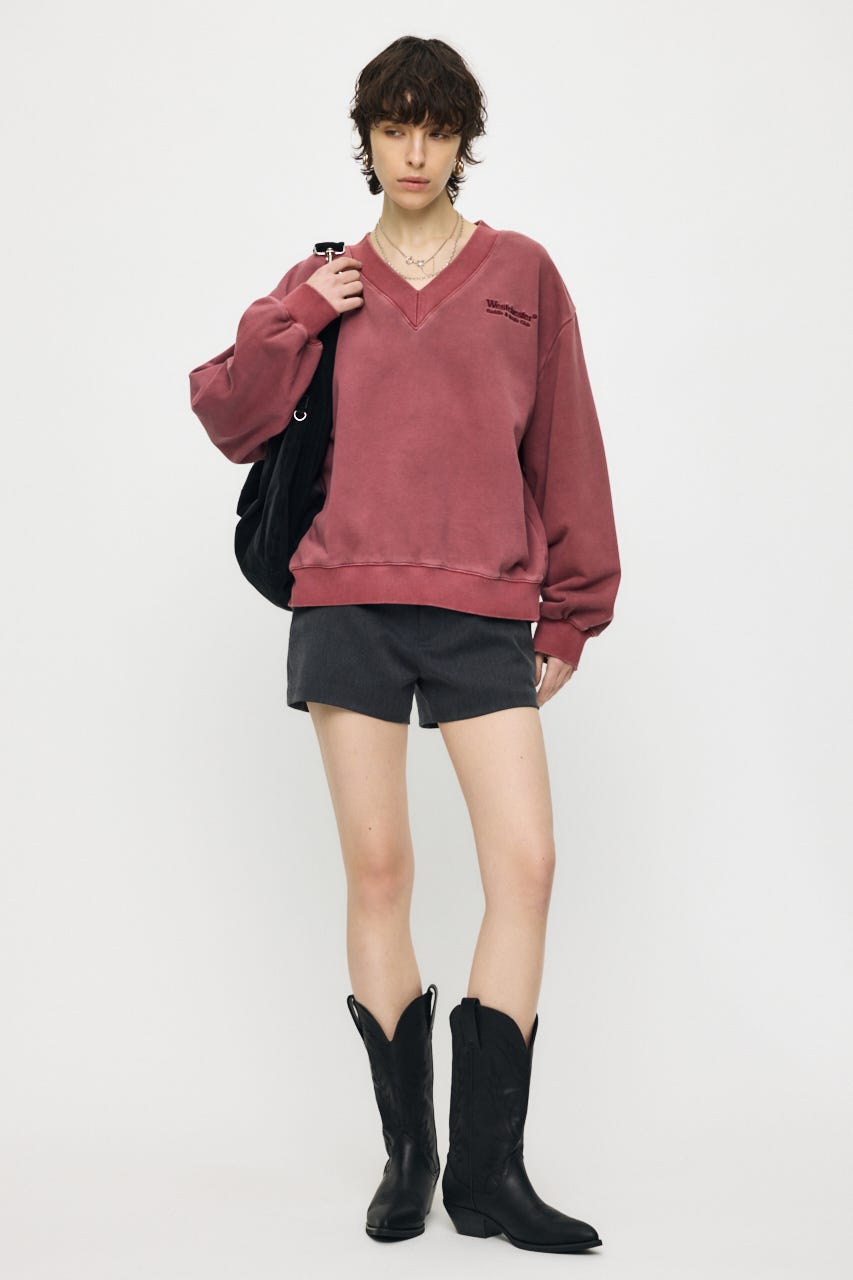 FADED V NECK SWEAT シャツ BRD FREE