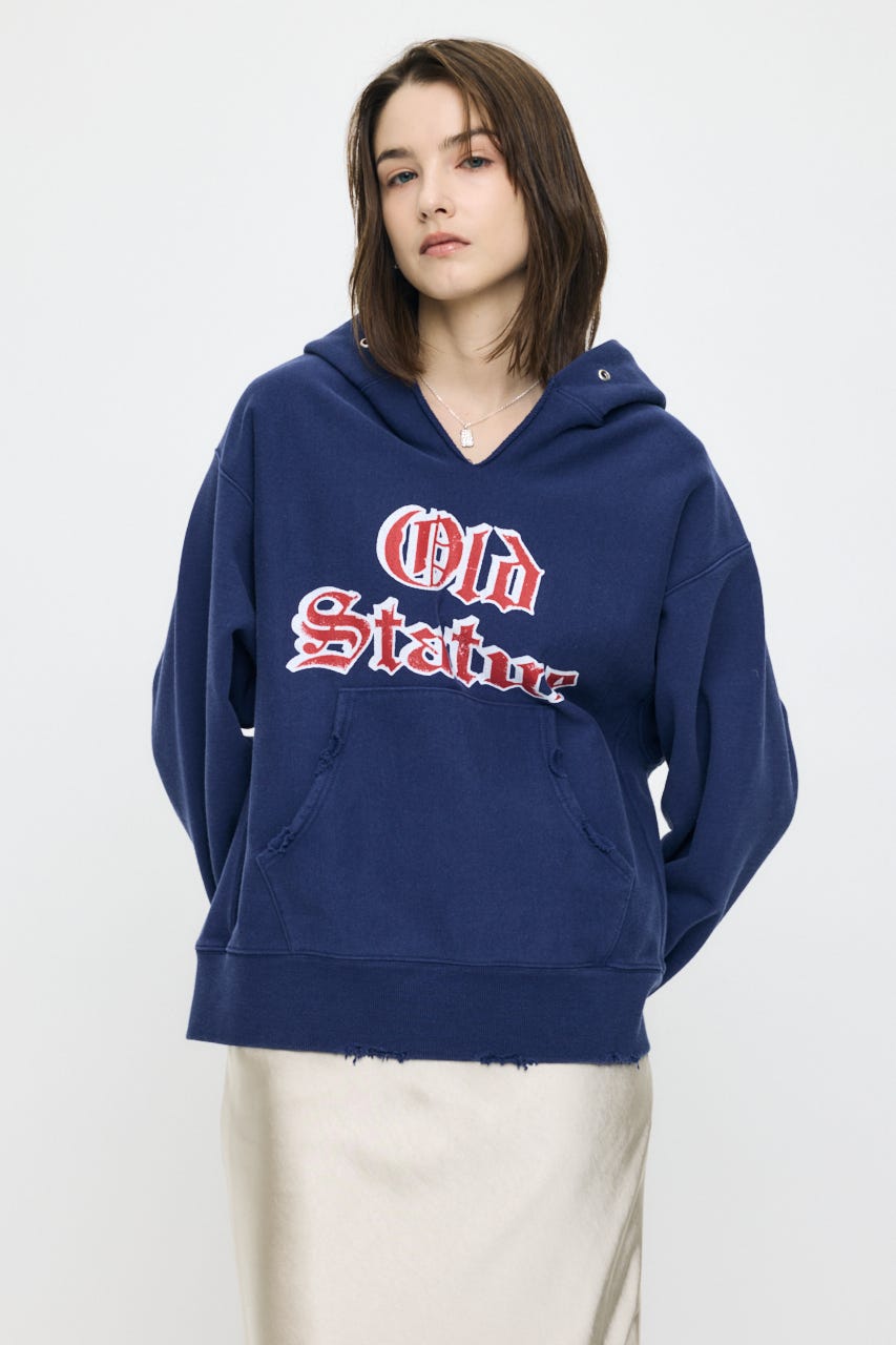 OLD BIG HOODIE SWEAT プルオーバー BLU FREE