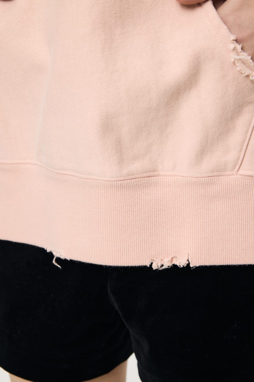 OLD BIG HOODIE SWEAT プルオーバー L/PNK FREE