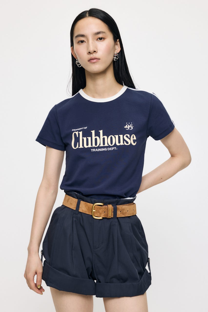 ATHLETIC RINGER TEE NVY FREE