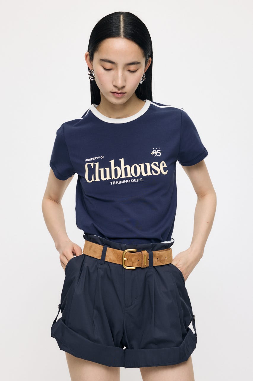 ATHLETIC RINGER TEE NVY FREE