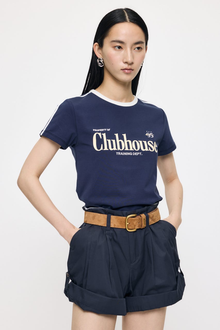 ATHLETIC RINGER TEE NVY FREE