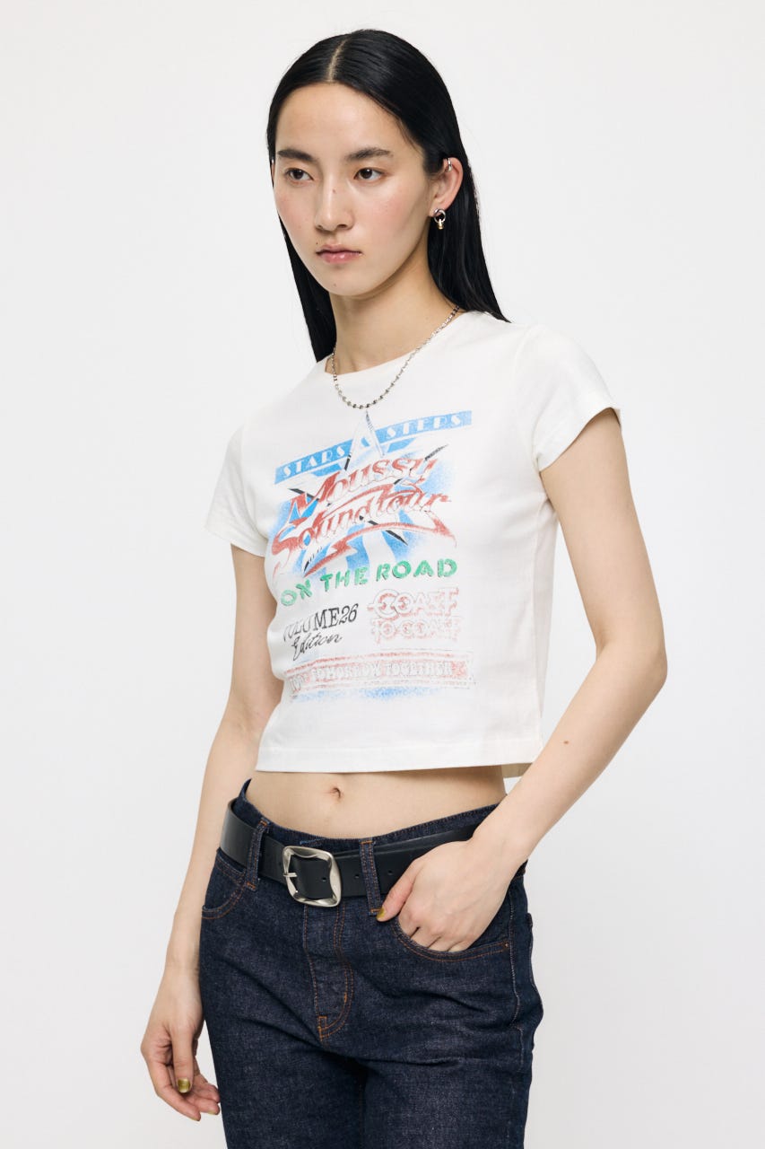 MOUSSY VOL26 TOUR TEE WHT 2