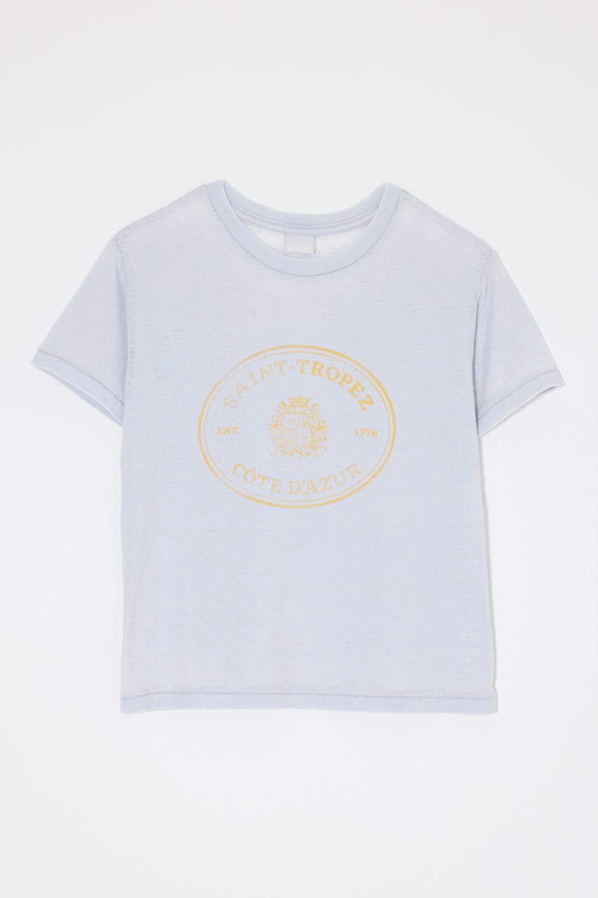 YACHT CLUB OPAL TEE L/BLU FREE