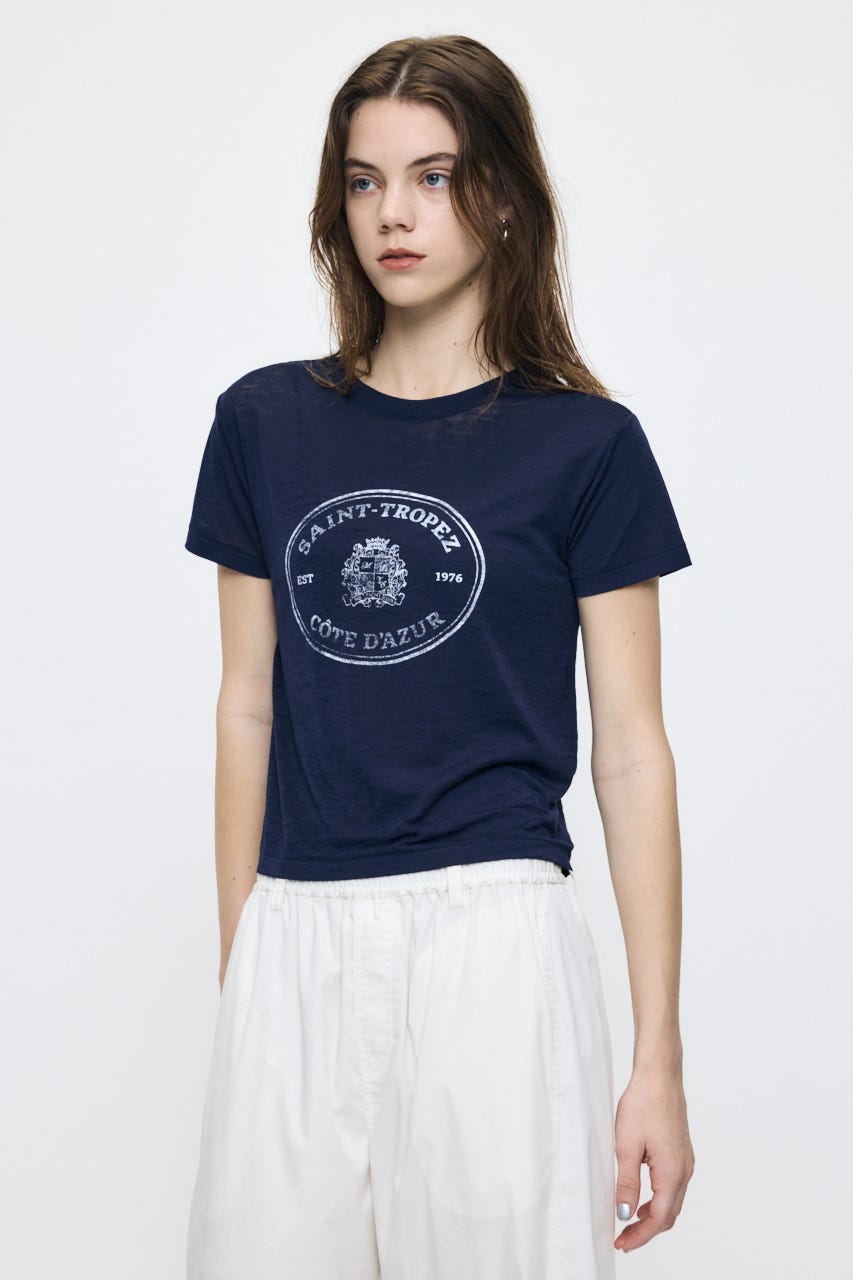 YACHT CLUB OPAL TEE NVY FREE