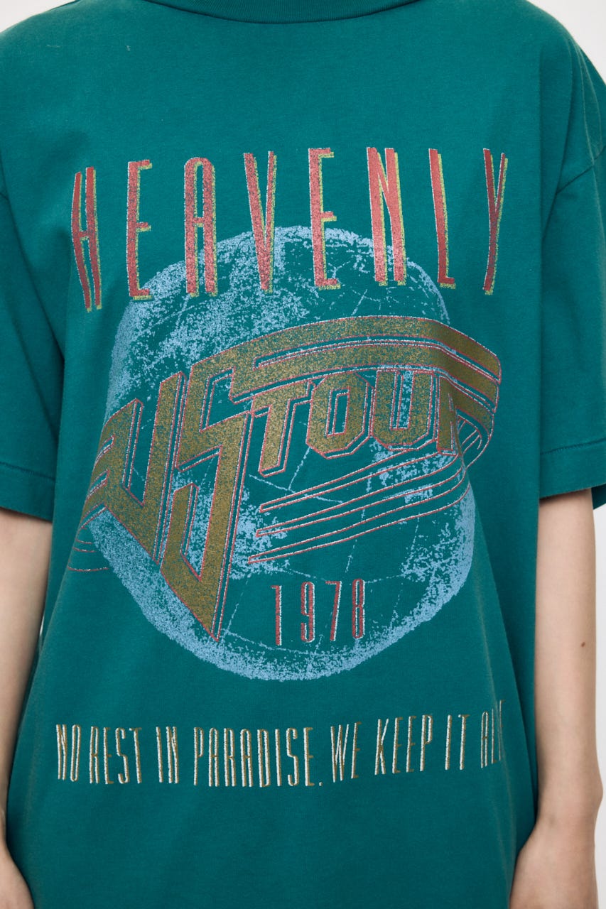 FADED GRAPHIC LOOSE ティ GRN FREE