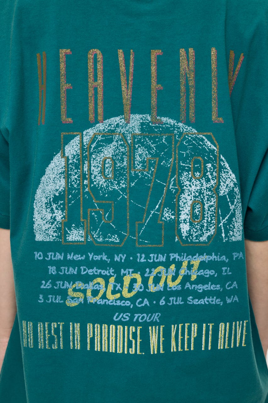 FADED GRAPHIC LOOSE ティ GRN FREE