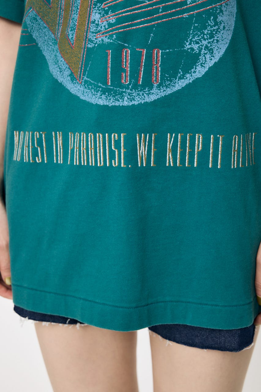 FADED GRAPHIC LOOSE ティ GRN FREE