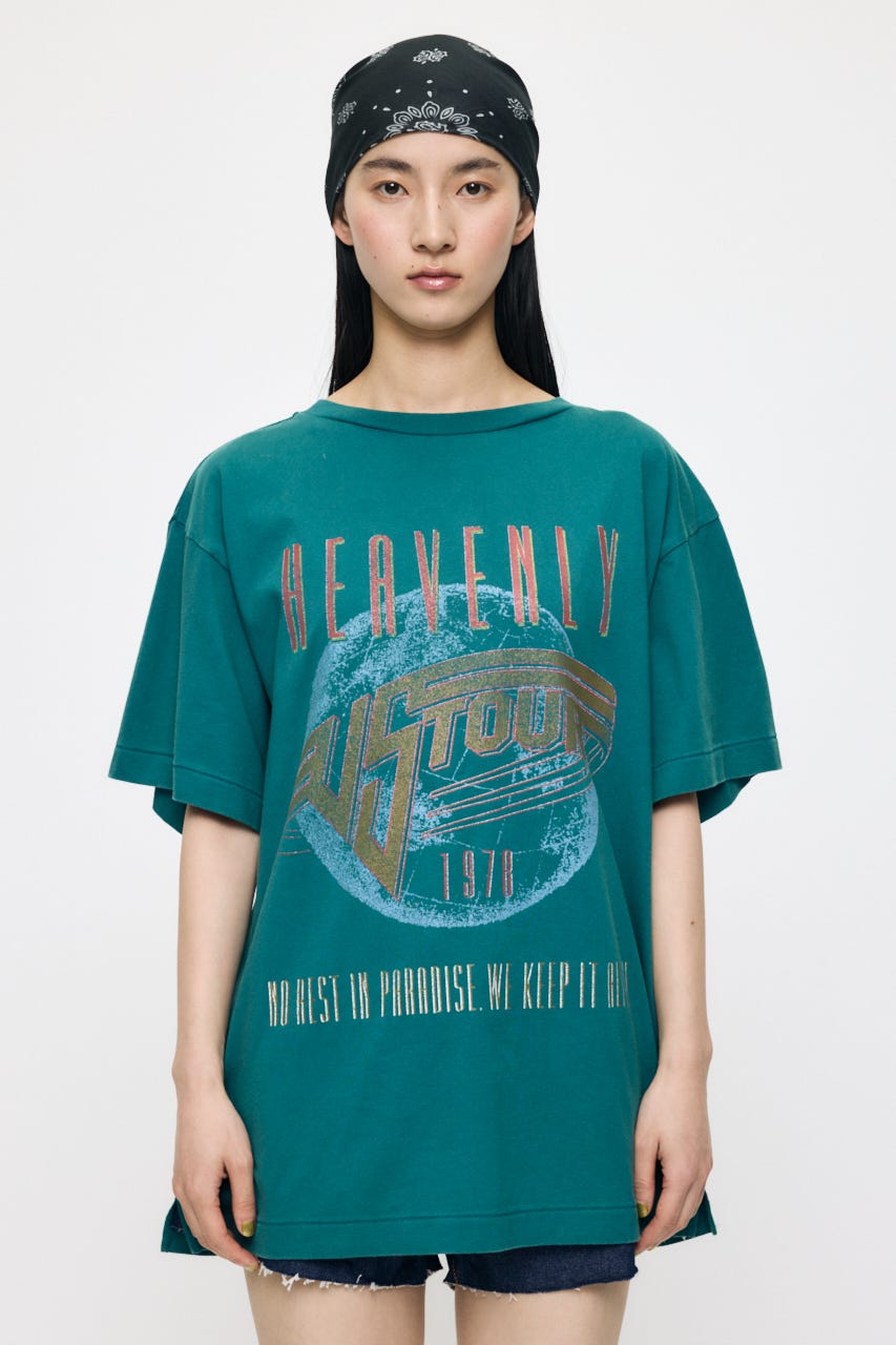 FADED GRAPHIC LOOSE ティ GRN FREE
