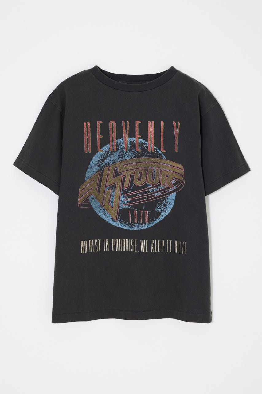 FADED GRAPHIC LOOSE ティ L/BLK FREE