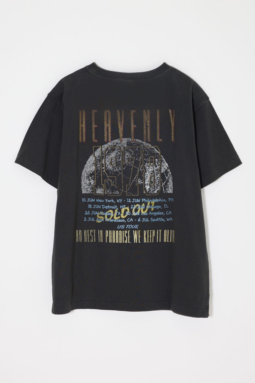 FADED GRAPHIC LOOSE ティ L/BLK FREE