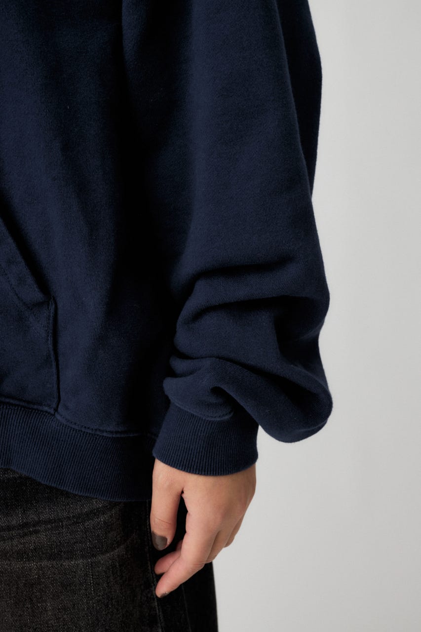 COLLEGIATE ZIP フーディー NVY FREE