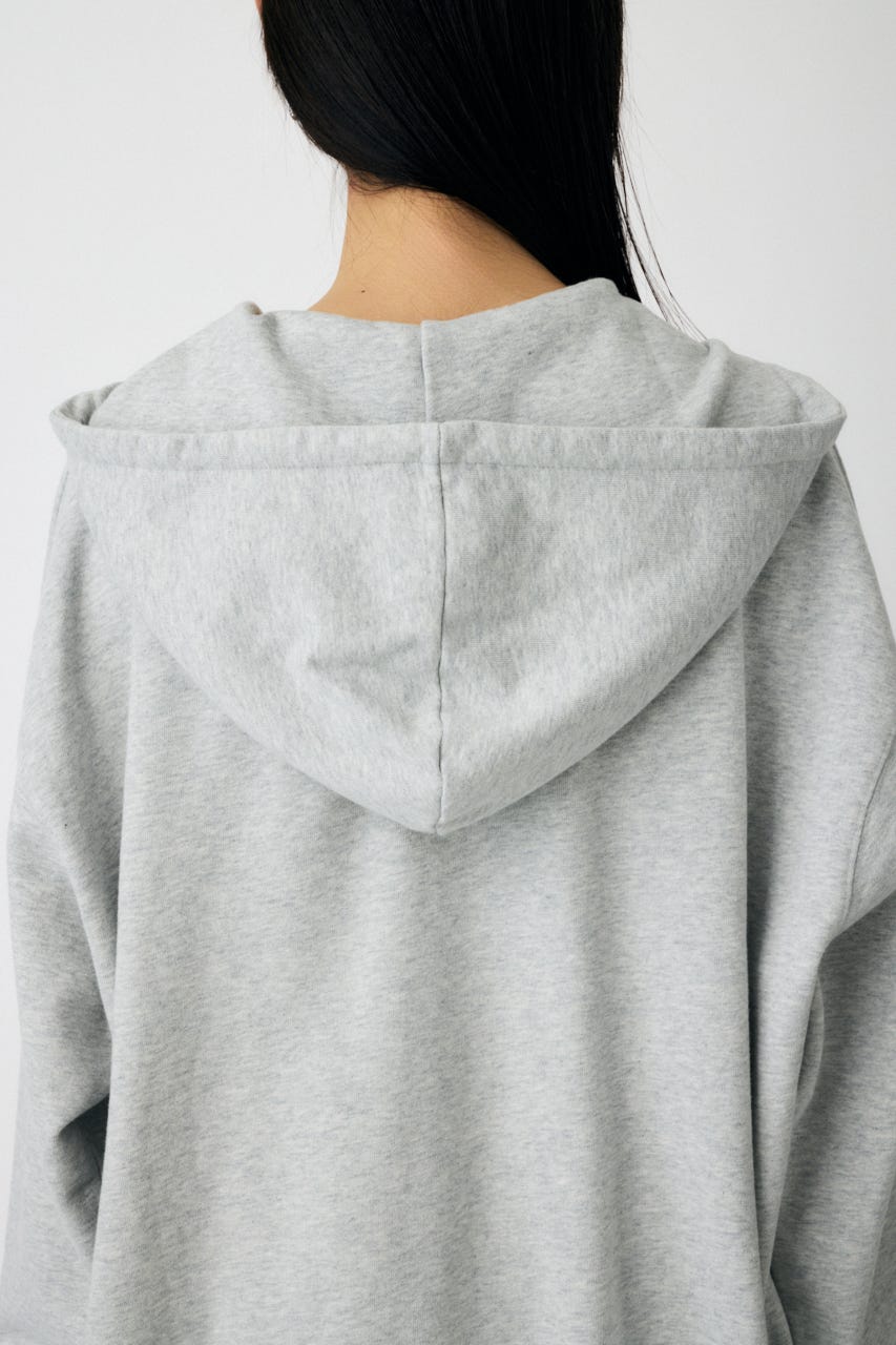 COLLEGIATE ZIP フーディー T.GRY FREE