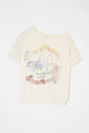REMAKE LIKE ONE SHOULDER Tシャツ