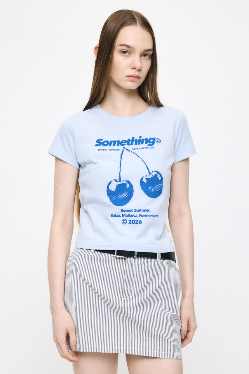 JN CHERRY TEE L/BLU 1