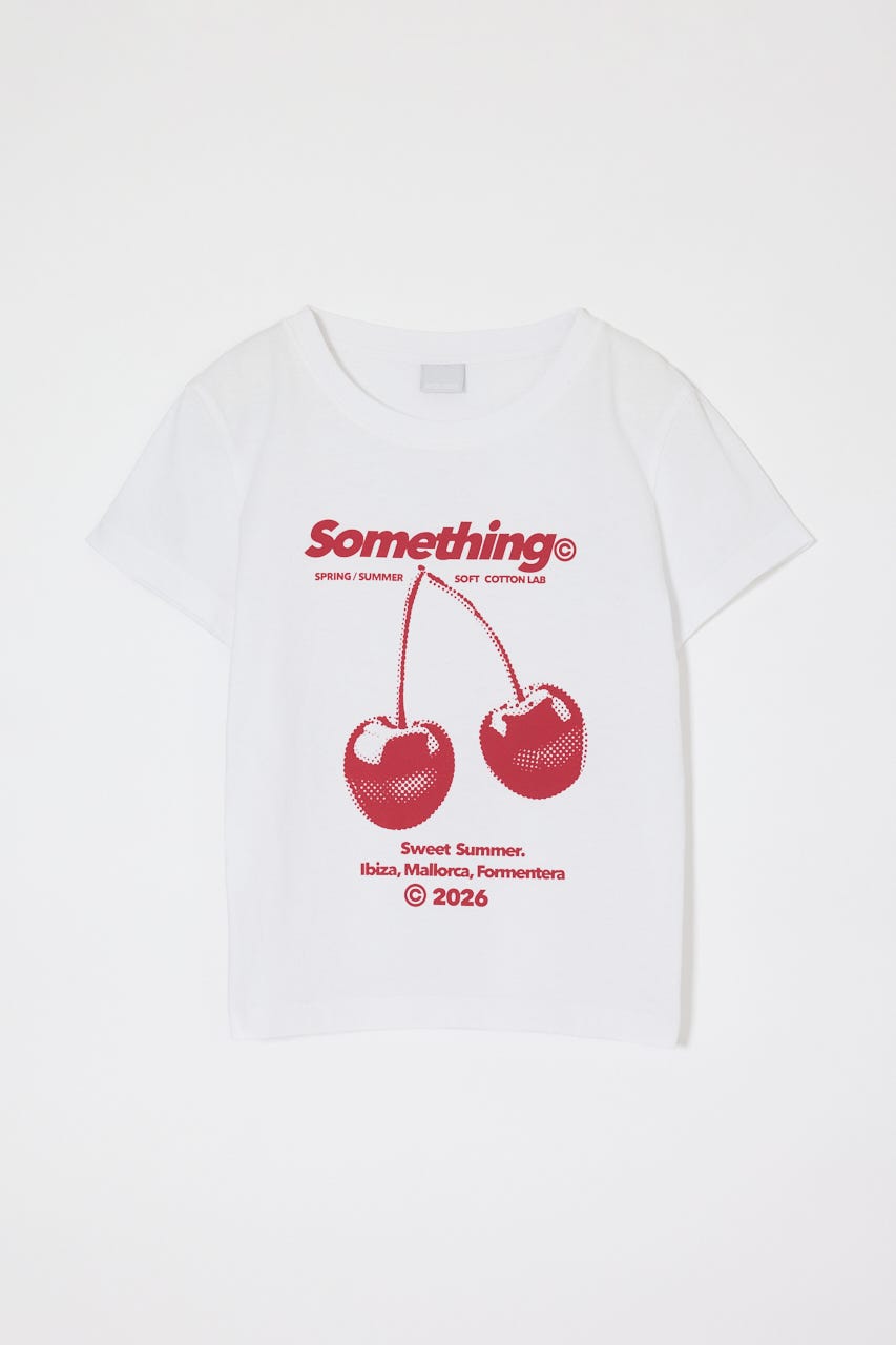 JN CHERRY TEE WHT 2