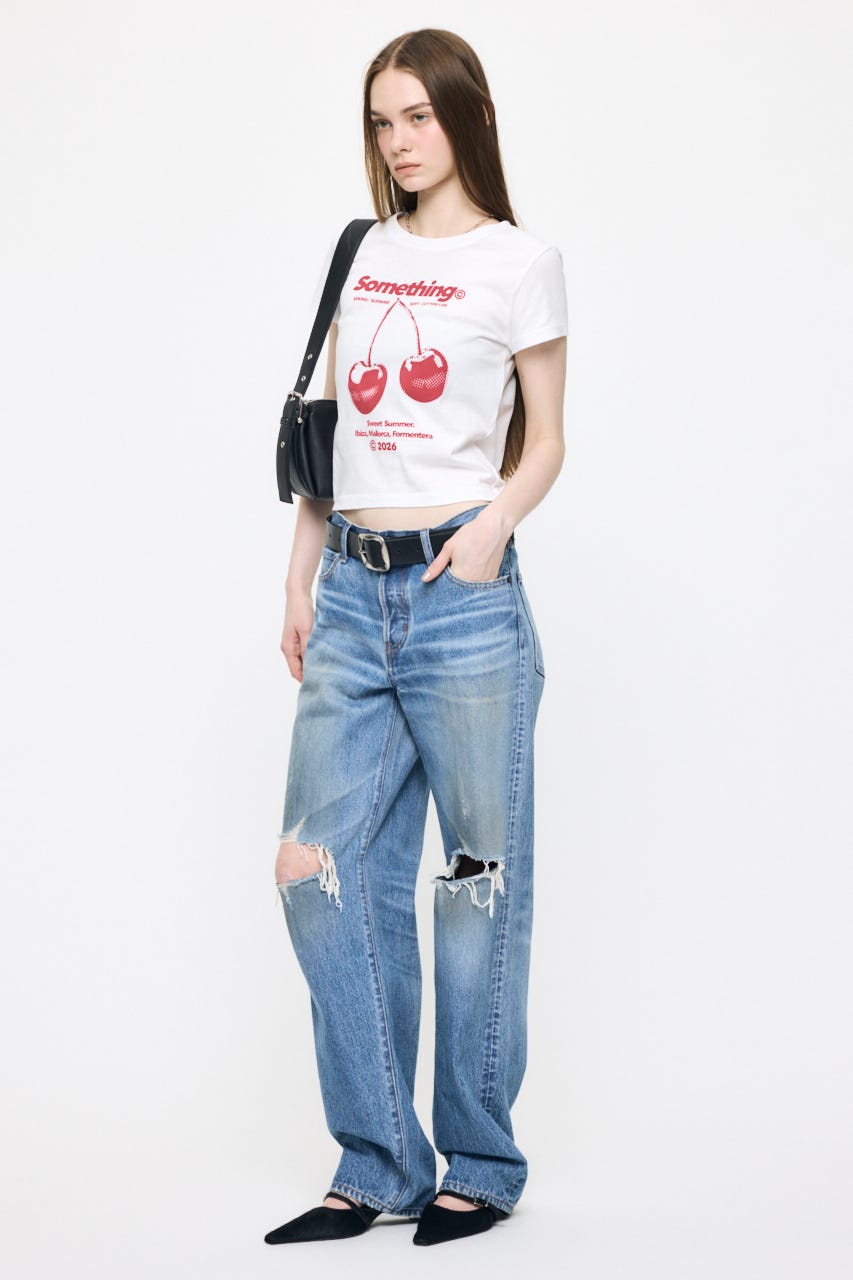 JN CHERRY TEE WHT 2