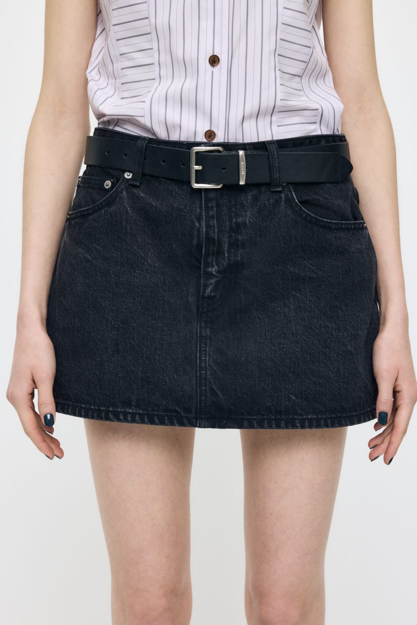 LOW SLUNG MINI スコート BLK 2