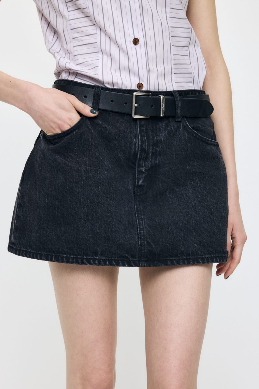 LOW SLUNG MINI スコート BLK 2