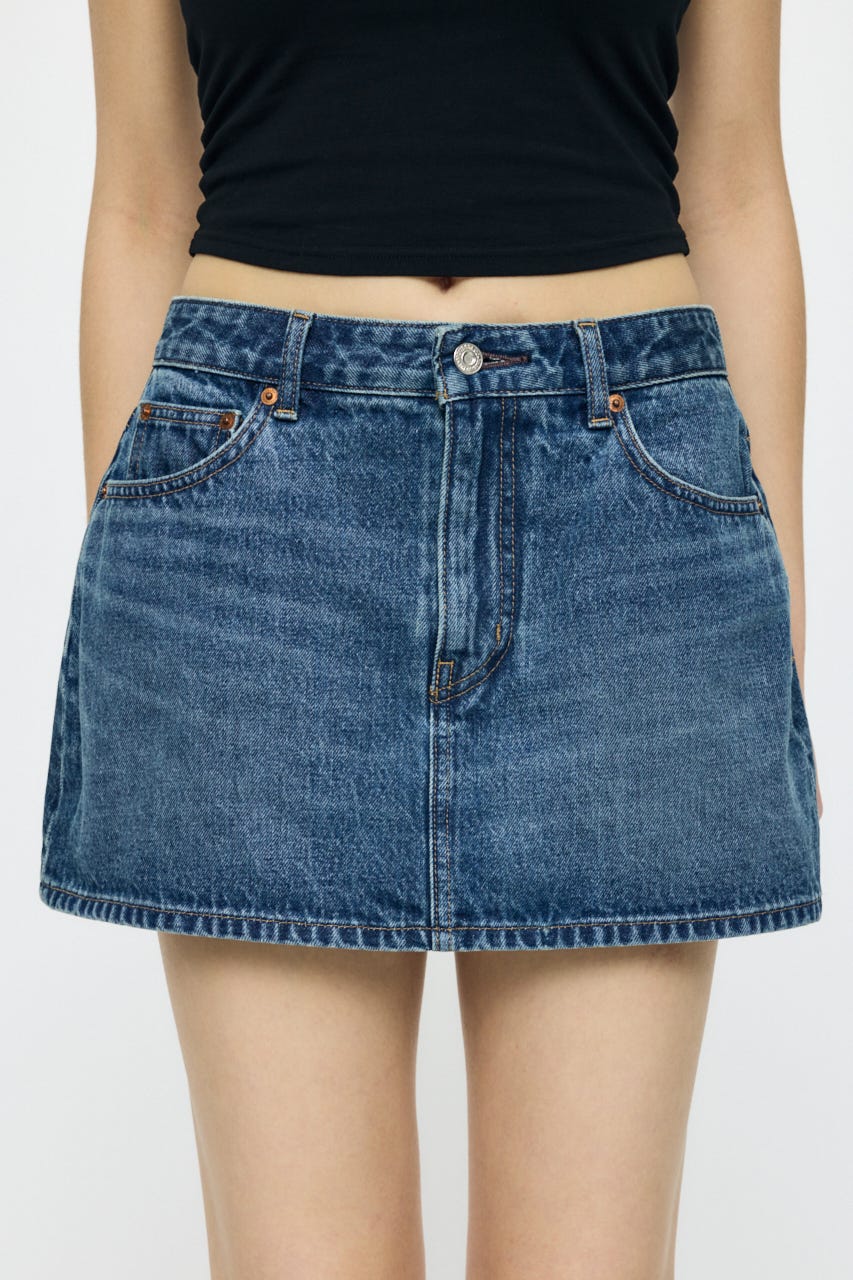 LOW SLUNG MINI スコート BLU 1