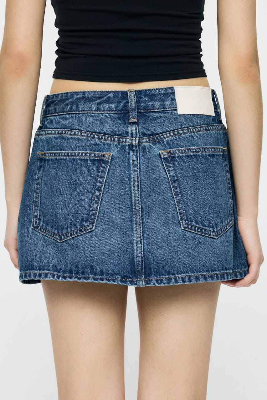 LOW SLUNG MINI スコート BLU 1