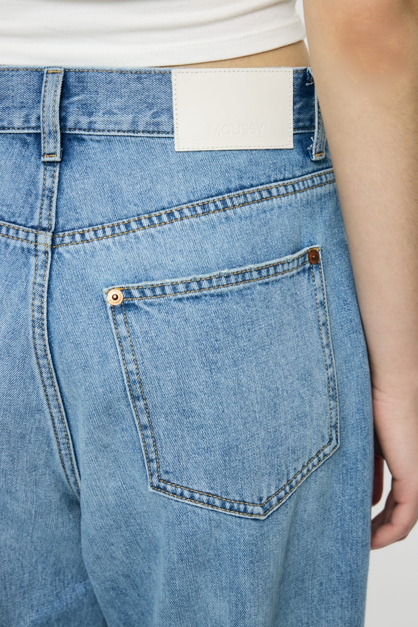 TUCK WIDE LIGHT ストレート L/BLU 0