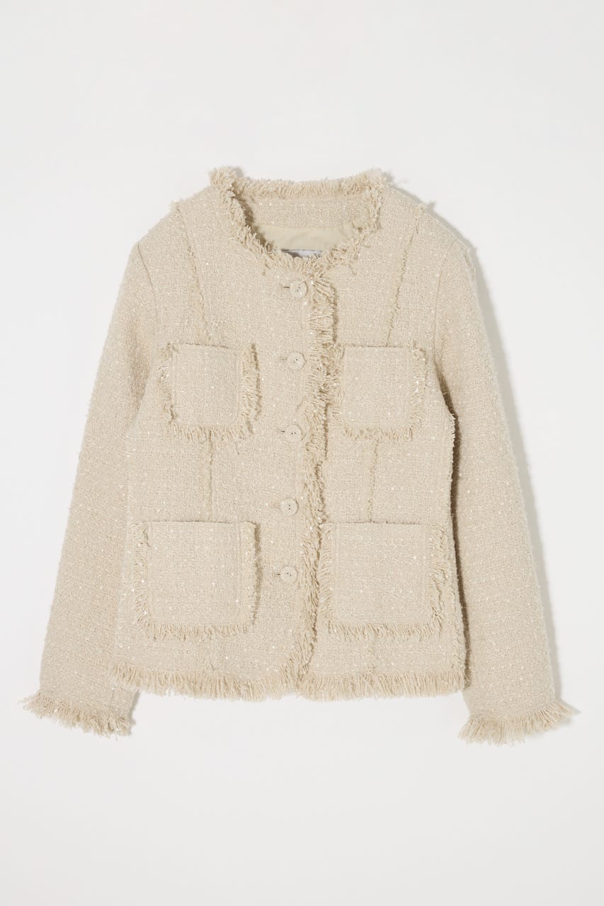 SLACKER TWEED ジャケット IVOY FREE