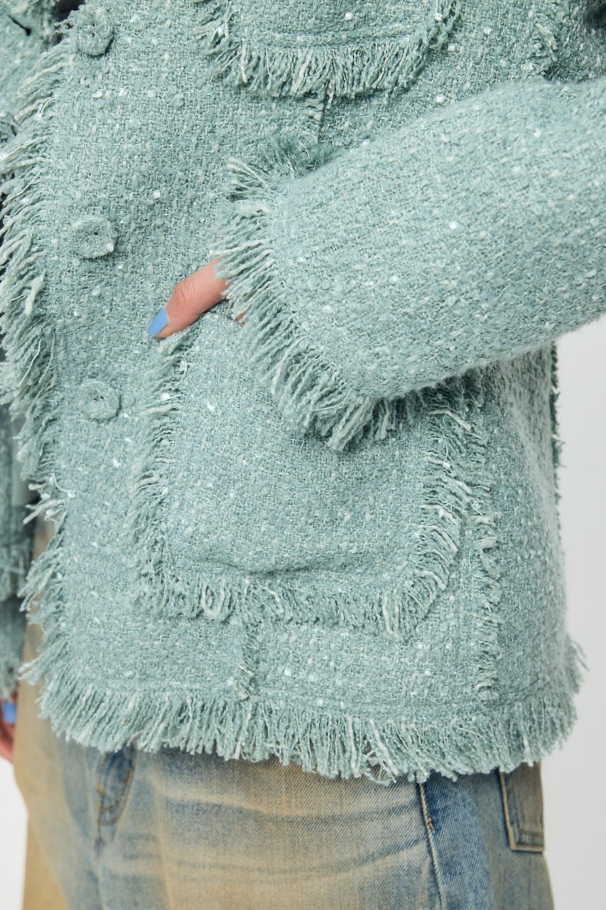 SLACKER TWEED ジャケット L/GRN FREE