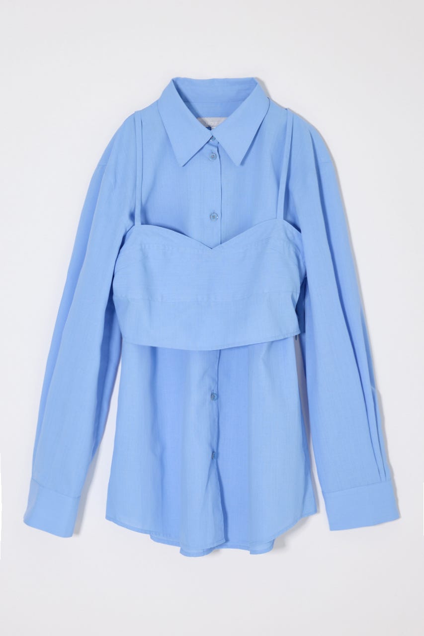 SHIRT & ビスチェ セット BLU FREE