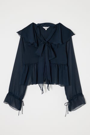 BOW TIE CHIFFON ブラウス