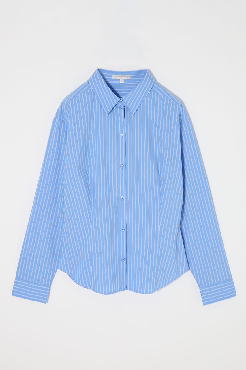 OVER SHOULDER FIT シャツ BLU FREE
