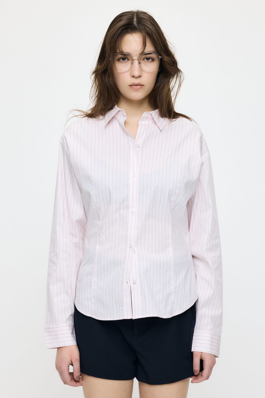 OVER SHOULDER FIT シャツ L/PNK FREE