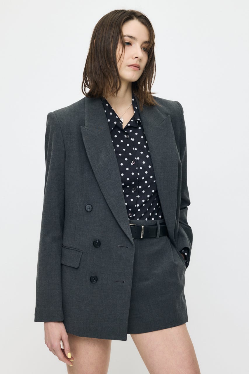 DOUBLE BREASTED ジャケット C.GRY 1