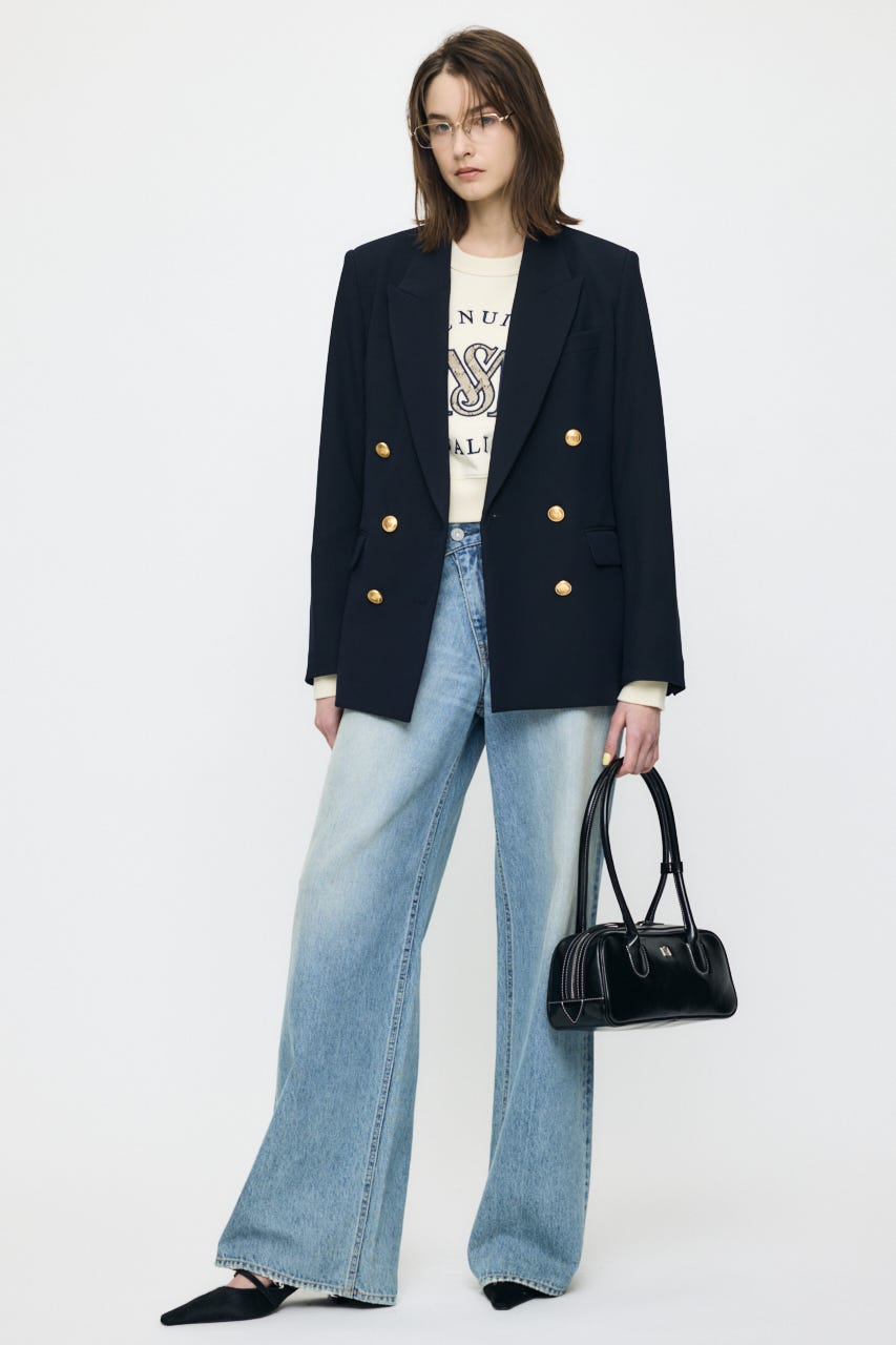 DOUBLE BREASTED ジャケット NVY 1